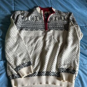 Lands End youth Christmas sweater.